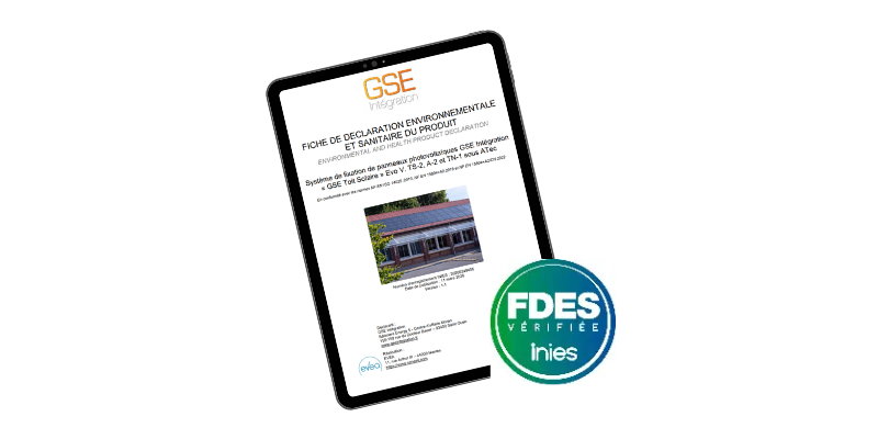 Fiche de déclaration environnementale et sanitaire (FDES)